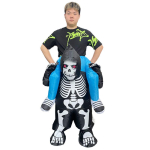 Halloweeni t&auml;ispuhutav tulnukast vaimu kost&uuml;&uuml;m: Naljakas multikakarakterist maskottrekvisiit Child 125-150cm black