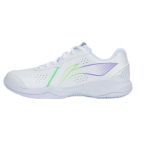Li Ning Badminton Collection Cushioning Slip Resistant Breathable Low top Badminton Shoes Unisex White AYTS020-11 40