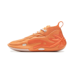 Li Ning Wow11 Cushioning Lightweight Rebound Mid top Basketball Shoes Men's Cloud Satin Orange ABAU049-8 43