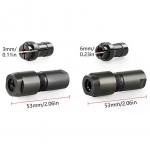 Nurklihvmasina adapter 6mm 3mm Multifunktsionaalne elektrilise t&ouml;&ouml;riista tarvik lihvmasina teisendamiseks sirgeks poleerimismasinaks