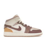 Air Jordan 1 Mid SE Craft GS Sail Taupe Haze Fossil Stone Lastejalatsid DZ4466-102 36.5