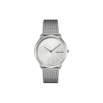 Calvin Klein Ck Kvarts Minimalistlik Seeria Kell Kvartsmehhanism Roostevabast terasest rihm H&otilde;bedane sihver Meeste kellad K3M2112Z Silver Dial