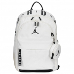 Jordan Logo T&otilde;mblukuga Sulgemine Pol&uuml;ester Seljakott Unisex Seljakott Valge JD2513158AD-003 White