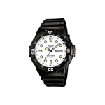 CASIO Meeste YOUTH Valge K&auml;ekell MRW-200H-7E MRW-200H-7E White Dial Black Strap