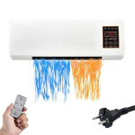 Seinale kinnitatav konditsioneer puldiga, &otilde;hu jahutav ventilaator, &otilde;hu soojendaja, kahekordse otstarbega ventilaator, &otilde;hu jahuti kodu, kontori, magamistoa jaoks beige