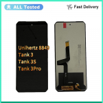 LCD-ekraani ja digitisaatori t&auml;ielik koostis Unihertz 8849 Tank 3 Tank3 Pro Tank3 S jaoks