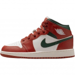Air Jordan 1 Mid GS Redstone Midnight Green Laste tossud Sail Pure-Platinum DQ8423-105 39
