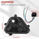 BMW 3. seeria F30 F35 F80 316 320 328 jaoks Tagumine Parempoolne Tagatule Pirnipesa Hoidik &Uuml;henduspistik Adapter 63217313044
