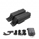 Universaalne auto katuseraam Pehme katuselint Ruumis&auml;&auml;stlik pagasiriiuli matt autodele ilma katusetaladeta s&uuml;stade, surfilaua, kanuu jaoks must