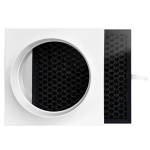 &Otilde;hukanali filter K&otilde;rge efektiivsusega HEPA &otilde;hukanali filter PVC ja PE torudele Kanalifilter V&auml;ljat&otilde;mmatav v&otilde;rk 110mm/160mm HVAC-s&uuml;steemide osa