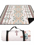 Veekindel piknikutekk, 200x200CM suur rannatekk, v&auml;li piknikumatt, rannamatt kandek&auml;epidemega telkimiseks, randa 200cm*200cm