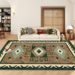 Maroko Retro Vaip Boheemlaslik Suurem Vaip Libisemisvastane Pestav Elutoa Magamistoa Diivani Lounge'i Kohvilaua Matiks 60x90cm