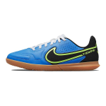 Nike Tiempo Legend 9 Slip Resistant Cushioning Abrasion Resistant Low top Kids' Soccer Shoes Blue Black Kids' DA1332-403 35 blue