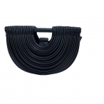 K&auml;sitsi valmistatud bambusest naistele, Bambusest kotid, Rannakotid, Poolringikujulised bambusest kootud kotid, Bambusest liigendkotid, Pelmeenikotid, Crossbody kotid