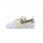Nike Air Force 1 Libisemisvastased Kulumiskindlad Madalad Rula Kingad Unisex Valge Kollane CW2288-111(Meeskond779-) 37.5