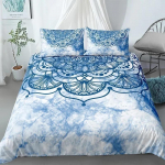 Mandala Voodipesukomplekt Tekikott Boheemlaslikud Voodikatted Voodikomplektid Pol&uuml;ester Tekikott King Queen Full Double Twin Tepitud Katte 135x200cm