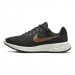 Nike Revolution 6 Next Nature Naiste madalad v&otilde;rkmaterjalist taaskasutatud materjalist vabaaja jooksujalatsid Must Kuldne DC3729-009 EU 35.5