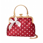 Retro t&auml;piline lukuga &otilde;lakott, Ni&scaron;&scaron; magus elegantne peen kesta k&auml;ekott, Fashi uus paelaga l&otilde;uendist vabaaja ketiga crossbody kott punane