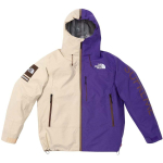 NP024011-GP Supreme The North Face Split Taped Seam Shell Jacket Tan L beige