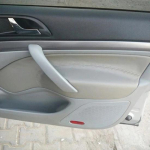 LHD Skoda Octavia 2007 2008 2009 2010 2011 2012 2013 2014 jaoks 4 tk Mikrokiudnahast Auto Uksek&auml;epideme K&auml;etoe Paneeli Katte Liist rear pair hall v&auml;rv