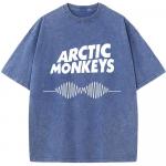 Retro Rock Arctic Monkeys Muusikaalbumi Graafiline Puuvillane T-s&auml;rk Meestele T-s&auml;rgid Naistele Topid Streetwear Unisex R&otilde;ivad S