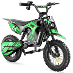 iScooter A14 Laste Elektri Mootorratas 500W Mootor 36V/5.2Ah Aku 27KM/H Eesmine ja Tagumine Kahekordne Amortisaator Bluetoothiga 14'' Rehvid A14 roheline