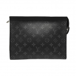[Kasutatud] Louis Vuitton Pochette Voyage MM 'Must Monogram Eclipse L&otilde;uend' - Suurep&auml;rane #1497M9F ONE SIZE