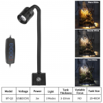 LED Akvaariumi Spotvalgusti Kalapaagi Klambriga Valgusti Vesitaimedele Korallidele Reguleeritav Vihmametsa Dekoratsioonivalgustus Kalapaakidele (as the picture,US Plug)