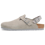 Birkenstock Commuting Mitmek&uuml;lgsed Hingavad Kiirkuivavad Avatud Ninaga Sussid Unisex Sussid Hall 1028359 44 gray