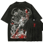 DOOM T-s&auml;rk Graafiline Prindi Videom&auml;ngu S&auml;rgid Unisex Puuvillased T-s&auml;rgid L gray