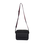 GUCCI GG Supreme L&otilde;uend Nahast &Otilde;lakott, Crossbody Kott V&auml;ike Meeste Must Basic Set (Bag + Dustproof Bag) must