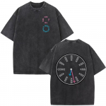 Suudle Alati Disko Aeg-ajalt Vintage Pesuga T-s&auml;rgid Mehed Naised R&otilde;ivad Mood Hip Hop L&uuml;hikesed Varrukad T-s&auml;rk Streetwear S mitmev&auml;rviline