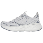 Skechers Edgeride Minimaalse stiiliga pehmendus, kulumiskindlad madalad vabaajajalatsid Naiste Hall Valge 150475-GRY 39