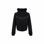 Nike Sportswear Tech Fleece Windrunner t&auml;is-lukuga kapuutsiga jakk Must CW4299-010 XL