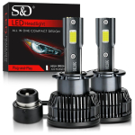 2 tk 60000 lm 130 W D1S D3S D2S D4S LED-esitulede pirnid 6500K valge D1R D2R D3R D4R Auto Turbo Valgusti kahe vasktoruga lambiga D4S/D4R