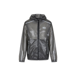 Emporio Armani EA7 Seeria SS23 V&auml;rviplokk Kirjatr&uuml;kiga Kapuutsiga Lennujakk Meeste jakid Must 3RPB02-PNCOZ-1997 L gray