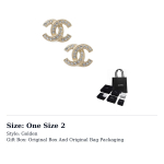 CHANEL Naiste Kullast K&otilde;rvar&otilde;ngad A88429-Y02003-Z2800 One Size 2 kuldne