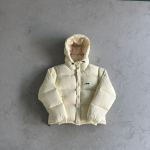 Corteiz Kapuutsiga Puhviparkka Meeste Talvine Paks Soe Streetwear Hip Hop Parka 50% Udusulgedega T&auml;idis 300g Medium gray