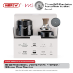 HiBREW H4C Kaasaskantav Espresso Kohvimasin 51MM v&otilde;i 58MM Barista P&otilde;hjadeta Komplekt IMS Filtrikorv Nes DG Kapsel 3 51mm IMS Basket Kit China
