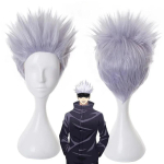 Anime Jujutsu Kaisen Gojo Satoru Cosplay Kost&uuml;&uuml;m Silmalapp Parukad Prillid &Uuml;likond Halloweeni Kost&uuml;&uuml;mid Meestele XXXL gray