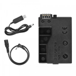 DR-E8 n&auml;iv aku koos alalisvoolu toitepanga USB-adapteri kaabli vahetus kaamera Canoni jaoks