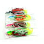 HENGJIA 3,2 untsi pliipeaga jigikonksud Spinnerbait Soft Grub peibutis 4 tk.