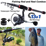 Teleskoopne kalap&uuml;&uuml;girull, 13+1BB spinningurull, merevee mageveep&uuml;&uuml;gikomplekt 1.8M&XY2000