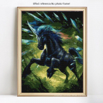 Teemanttikandid Mosaiik Teemantmaal Ristpistes Rhinestone Decor Kodu 20X30CM