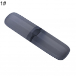 Kaasaskantav v&auml;listingimustes kasutatav hambapasta &uuml;mbris reisihoidmiseks m&otilde;eldud hambaharjakarp Transparent Black