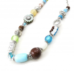 Les Tr&eacute;sors De Lily [E0639] - Collier Cr&eacute;ateur 'Douchka' Turquoise Vert t&uuml;rkiissinine