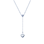 Les Tr&eacute;sors De Lily [E7587] - Collier Argent 'Love' argent&eacute; - 45 mm h&otilde;be