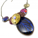 Les Tr&eacute;sors De Lily [J6974] - Collier Cr&eacute;ateur 'Altai' violet multicolore lilla