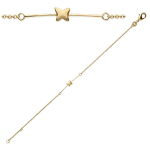 Les Tr&eacute;sors De Lily [K3852] &ndash; kullatud &bdquo;Butterfly&rdquo; k&auml;ev&otilde;ru &ndash; 30x4 mm kuld