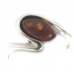 K&auml;sit&ouml;&ouml;h&otilde;bedast s&otilde;rmus 'Inspiration' merevaigu konjak (roodiumiga kaetud) - 11 mm 52 h&otilde;be